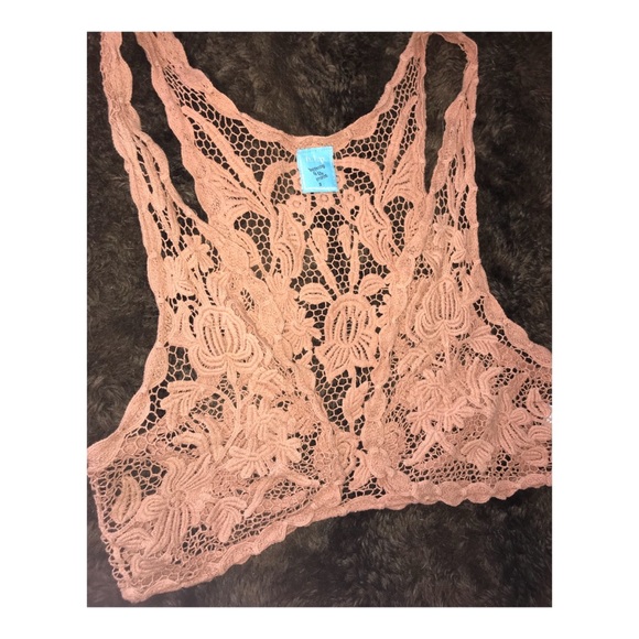 2/$10 Crochet cover up summertime bohemian crop - Picture 5 of 6